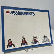 Vintage CATHY GUISEWITE Assignments Note Pad Stationary 1982 Scratch Pad - $12.00