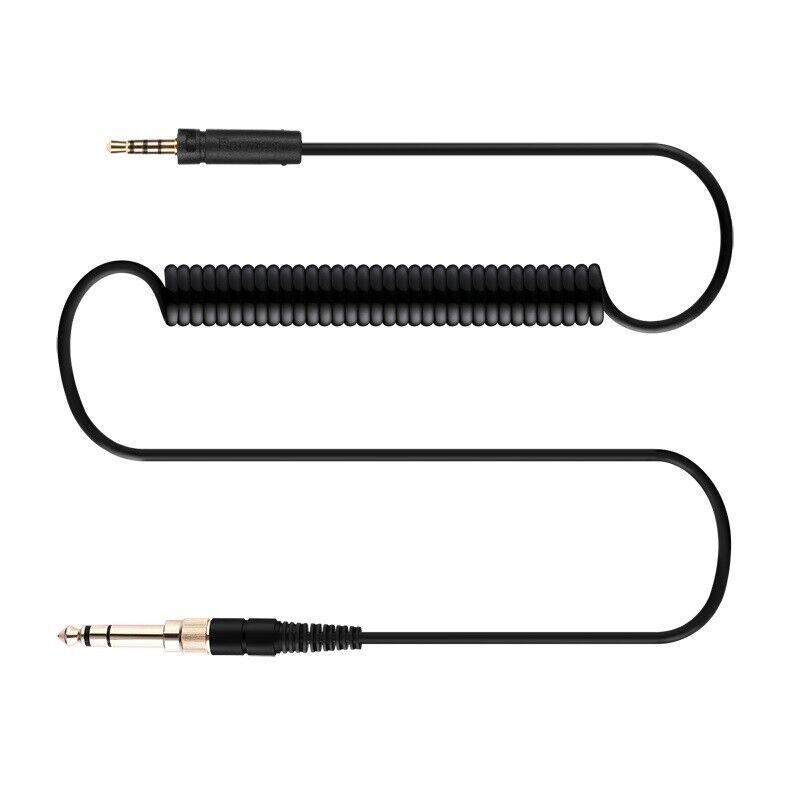 Coiled Spring Audio Cable For Sennheiser Momentum Wireless 2.0/3 headphones  			