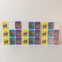Lot of 24 Vintage Stickers Teenage Mutant Ninja Turtles 1989 TMNT Purple Yellow - £11.66 GBP