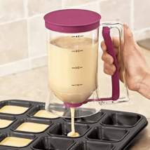 900ml Batter Dispenser DIY Muffin Cupcake Pancake Kitchen Measuring Baking Tools - £7.52 GBP