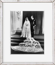 Queen Elizabeth Ii And Prince Philip In Their Wedding Portrait From 1947, As - £35.34 GBP