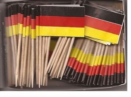 Germany | German Flag with Black Eagle Toothpicks (100) - $7.90