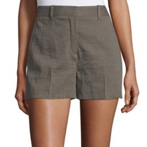 THEORY Damen Lässige Shorts Calila 2 Solide Khaki Gray Größe US 00 G0403207 - £46.92 GBP