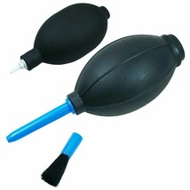 2Pc Rubber Dust Blower Set With Brush For Ing Camera Lens Ccd Filter-Watch - £12.57 GBP