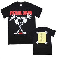 New Pearl Jam Stick Man Licensed Concert Band T Shirt New - £19.87 GBP