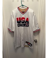 Rare Olympic Dream Team Larry Bird USA Nike Shooting Shirt L Collectible... - $237.70 CAD