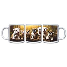 English Bulldog Puppies Mug - $17.90
