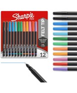 Fine Point (0 Point 4 Mm) Felt Tip Pens From Sharpie, Available In A Dozen - $42.96
