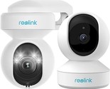 REOLINK 5MP Outdoor 5GHz WiFi Camera Bundle with 4MP E1 Pro Indoor Camer... - $222.99