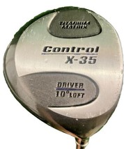 Control Golf X-35 Titanium Matrix Driver 10* RH Men&#39;s Regular Flex Graphite 44&quot; - £14.91 GBP