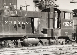 Pennsylvania Railroad PRR #7829 DS4-4-660 BS-6a Baldwin Locomotive Train Photo - £7.56 GBP