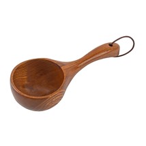 , Wooden Ladle Spoon Porridge Spoon Large Wooden Bamboo Soup Spoon Kitch... - £15.79 GBP
