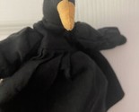 Westwater Enterprises  Muslin Dressed Crow One piece Crafting 9 inch Black - £8.54 GBP