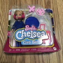 Barbie Chelsea Can Be... Anything Pilot Doll Mattel 6&quot; Figure NEW - £8.71 GBP