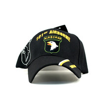 US Army 101st Airborne w/shadow logo on Black ball cap - £15.64 GBP