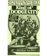 Movie Handbill  Postcard 1950s  King of DODGE CITY Bill Elliott Tex Ritt... - £13.62 GBP