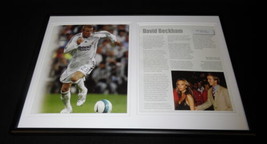David Beckham Framed 12x18 Photo Display - £54.26 GBP