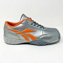 Reebok Work Bema Orange Silver Oxford Womens Size 10 Composite Toe Sneaker RB453 - £27.83 GBP
