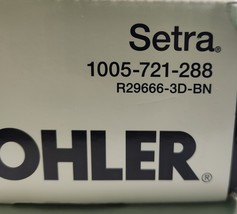 Kohler R29666-3D-BN Setra Widespread Bathroom Faucet - Vibrant Brushed Nickel - $3,167.03 MXN