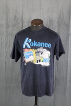 Vintage Grapchi T-shirt - Kokanee Beer Neon Sasquatch Graphic - Mens Ext... - £39.12 GBP