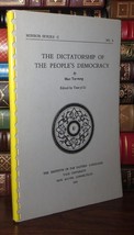 Mao Tse-Tung The Dictatorship Of The People&#39;s Democracy 1st Edition Thus 1st Pr - $120.00