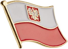 US Flag Store Poland with Eagle Lapel Pin Small - £2.26 GBP