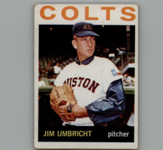 1964 Topps Jim Umbricht Baseball Card Houston Colt .45s #389 C2 - £2.39 GBP