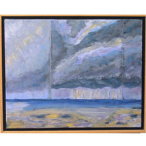 &quot; Storm Clouds Par Susan Soffer Cohn Peinture Acrylique sur Toile 17 1/2... - £944.33 GBP