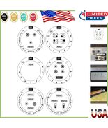 Heat-Resistant Vinyl Stickers for Stove Dials - Perfect for Indoor Kitchens - $17.26 CAD