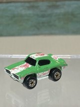 Vintage Micro Machines &#39;68 Pontiac GTO Pink &amp; Green 1986 Galoob Neon Beach - £7.84 GBP