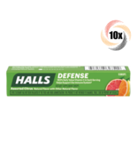 10x Packs HALLS Defense Assorted Citrus Vitamin C Cough Drops | 9 Drops ... - €20,68 EUR