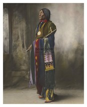 Chief Wolf Robe Cheyenne Native American HAND-TINTED 8X10 Photo - £6.76 GBP