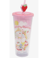 Strawberry Shortcake Rainbow Desserts Pink Acrylic Tumbler with Straw – ... - $648.65 MXN