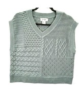 Jessica Simpson Womens Sweater Vest Size S Pullover Light Sage Green - £9.86 GBP