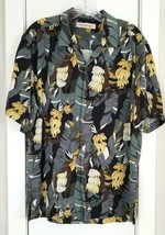 Tommy Bahama 100% Silk Men Shirt Button Down BANANAS MEDIUM Tropical Hawaii - $45.00