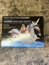 Giant Alicorn Unicorn Pool Float, Big Inflatable Floats for Pool 100&quot;x85&quot;x50&quot; - £22.24 GBP