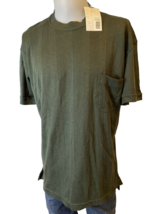 Matinique Green &#39;Jesper&#39; Short Sleeve Striped Ribbed Shirt, Men&#39;s Size X... - $18.99