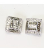 Sterling Silver Clip Earrings  15.6mm x 15.6mm x 5.2mm - $32.33