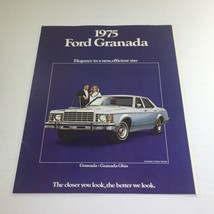 1975 Ford Granada Ghia Sedan Specification Dealership Car Auto Brochure ... - £5.57 GBP