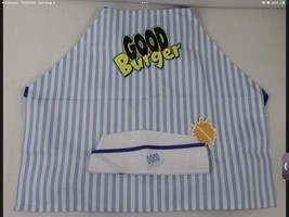 Nickelodeon Good Burger Apron &amp; Hat Kenan&amp;Kel Nick Box Cosplay Halloween... - $49.49