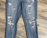 KanCan Relaxed Fit Distressed Boyfriend Jeans Sz 3/25 - £13.86 GBP