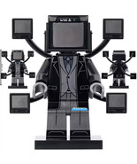 Giant TV People Skibidi Toilet Lego Compatible Minifigure Brick Toys Gift - $93.60 MXN