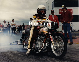 PIZZA JOHN Mafaro Pro Stock Suzuki 8x10 Color Motorcycle Drag Racing Photo - £7.99 GBP