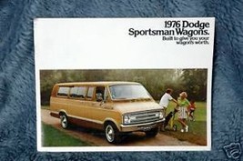 1976 Dodge Sportman Wagons Brochure - $2.00