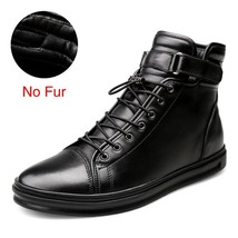 DEKABR Warm  Winter Boots Genuine Leather Handmade Comfortable Men Winter Snow B - £79.33 GBP