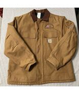 Carhartt Work Jacket Coat RN 14806 Tan Lined 48 Regular Bechtel - $89.10