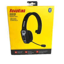 RoadKing RKING3000 Premium Noise-Canceling Mono Bluetooth Headset Wireless L2 - £40.01 GBP