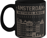 Amsterdam, black Coffee Mug, Coffee Cup 11oz. Model 60082  - $24.95
