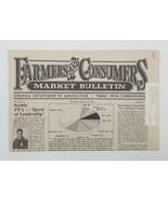 February 1993 Farmers &amp; Consumers Market Bulletin FFA Steven Meeks Ty Ty... - £18.66 GBP