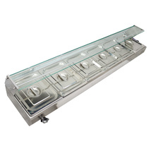 Kitchen Supply Electric Commercial 4&quot;Deep 6-Pan Bain-Marie Buffet Food Warmer - £281.88 GBP